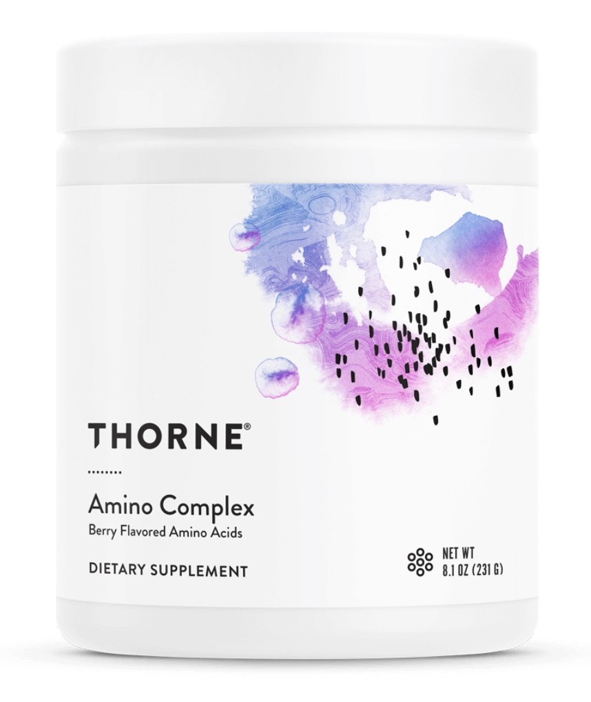Thorne Amino Complex, the best BCAA supplement for muscle recovery