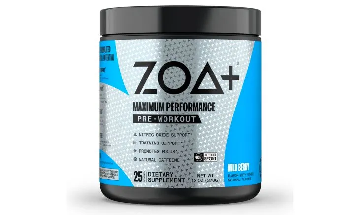 ZOA+ Maximum Performance Pre-Workout Supplement