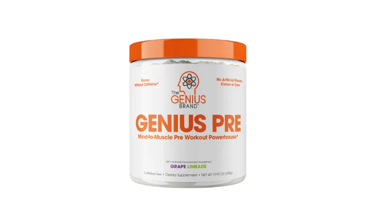 Genius Pre Workout Powder Jar