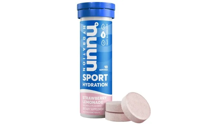 Nuun hydration tablets are the best electrolyte option in tablet form