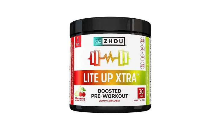 Zhou Lite Up Xtra Pre Workout Jar