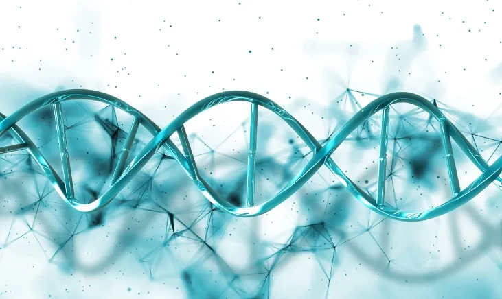 Vibrant blue DNA